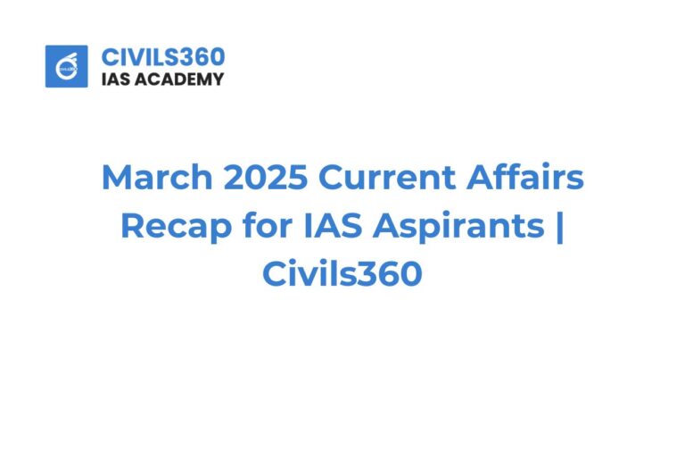Current affairs march 2025